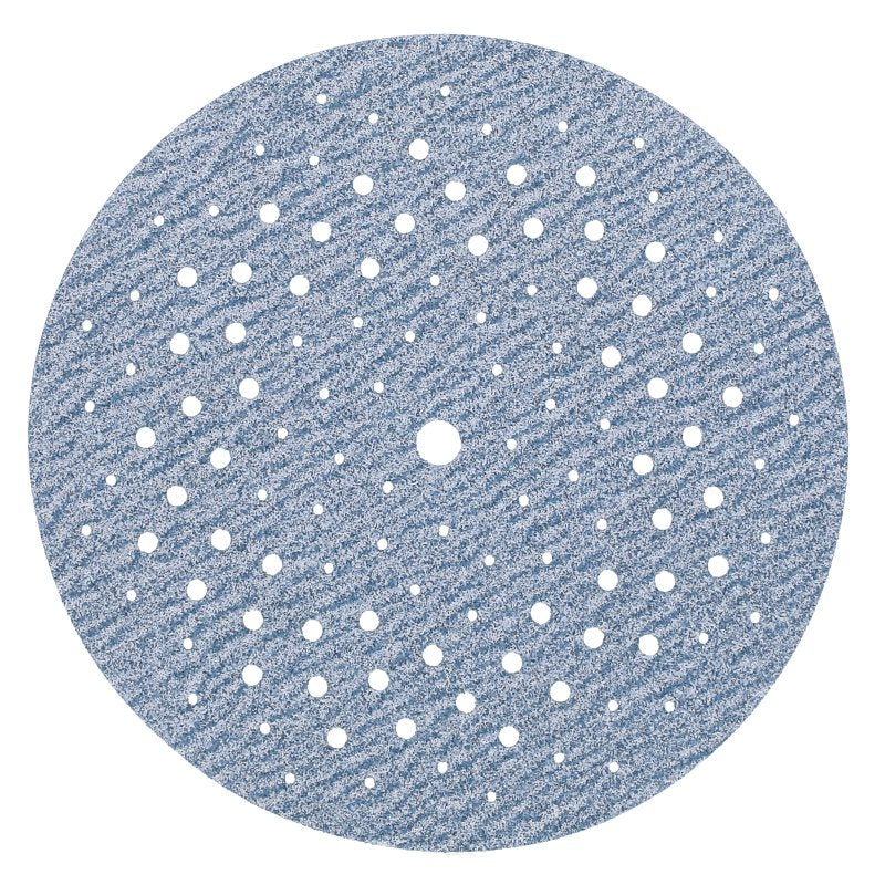 Norton 07660703222 Sanding Disc, 5 in Dia, 11/16 in Arbor, P100 Grit, Medium, Alumina Ceramic Abrasive, Spiral