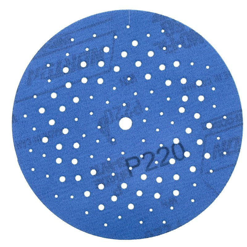 Norton 07660703218 Sanding Disc, 5 in Dia, 11/16 in Arbor, P220 Grit, Very Fine, Alumina Ceramic Abrasive, Paper Backing