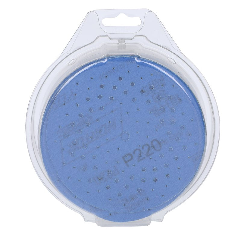 Norton 07660704038 Sanding Disc, 5 in Dia, 11/16 in Arbor, P220 Grit, Very Fine, Alumina Ceramic Abrasive, Spiral