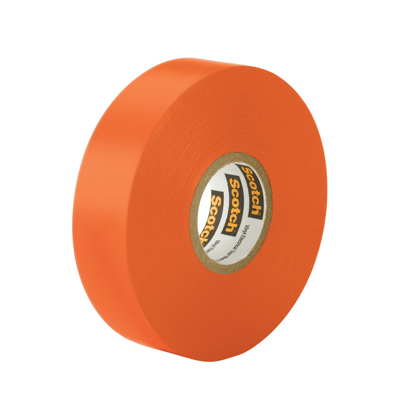 Scotch 3/4 in. W X 66 ft. L Orange Vinyl Electrical Tape, Pack of 5