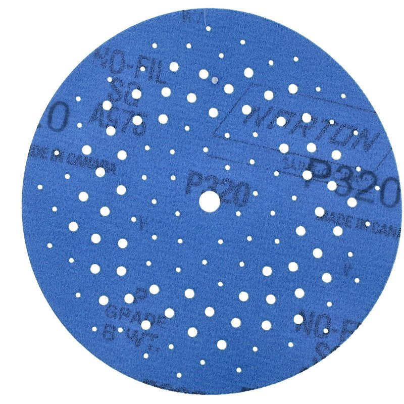 Norton ProSand Series 07660703226 Vacuum Disc, 5 in Dia, 11/16 in Arbor, P320 Grit, Extra Fine, Ceramic Abrasive