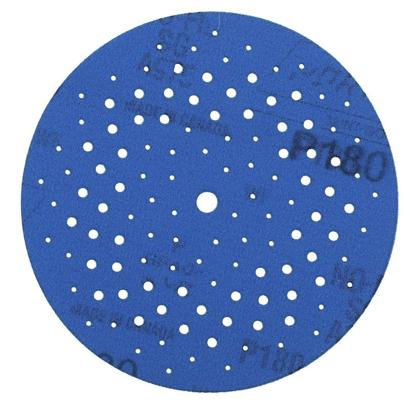 Norton ProSand Series 07660703228 Vacuum Disc, 5 in Dia, 11/16 in Arbor, P180 Grit, Fine, Ceramic Abrasive, Laser-Cut