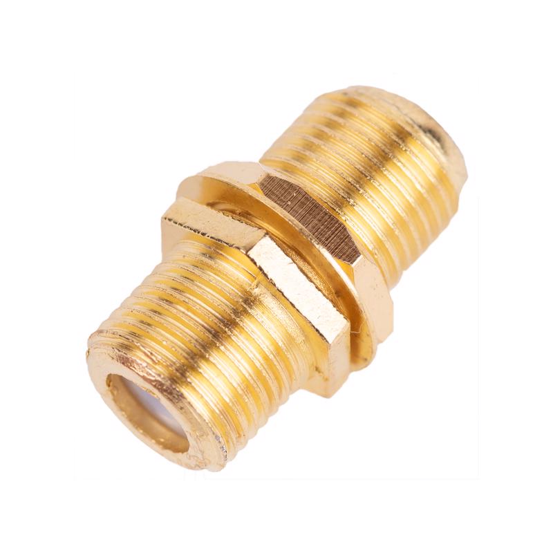 Monster Just Hook It Up Coax F Adapter 900 MHz 1 pk, Pack of 6