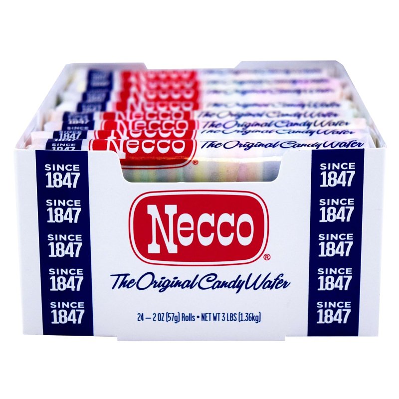 Necco 713374 Original Candy Wafer, 2 oz, Pack of 24