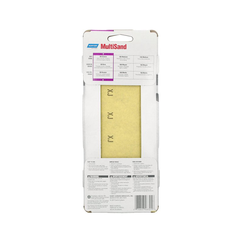 SNDG SHEET PAPER P60 9X3-2/3IN