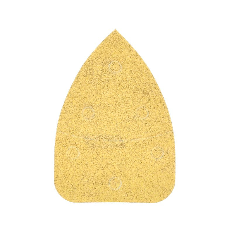 Norton 07660702707 Iron Shape Vacuum Sheet, 3-3/4 in W, 5-7/16 in L, P80 Grit, Coarse, Aluminum Oxide Abrasive
