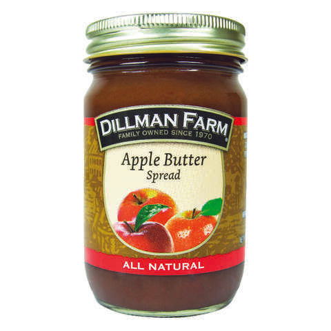 Dillman Farm All Natural Apple Butter Spread 14 oz Jar, Pack of 6