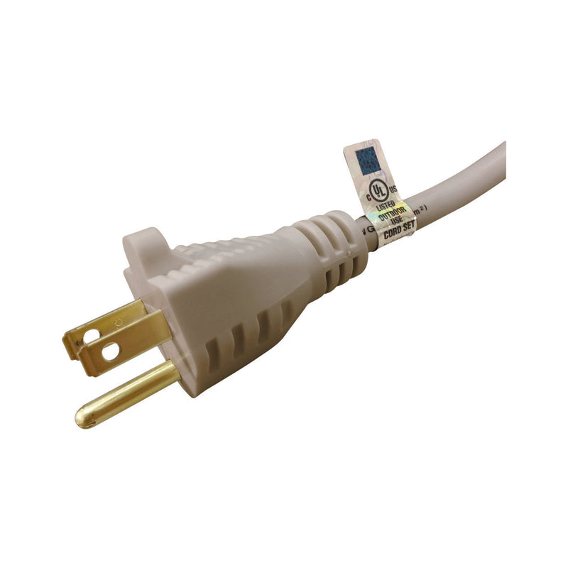 Ace Indoor or Outdoor 35 ft. L Beige Triple Outlet Cord 16/3 SJTW