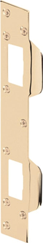 Defender Security U 9480 Combination Door Strike Plate, 11 in L, 1-5/8 in W, Steel