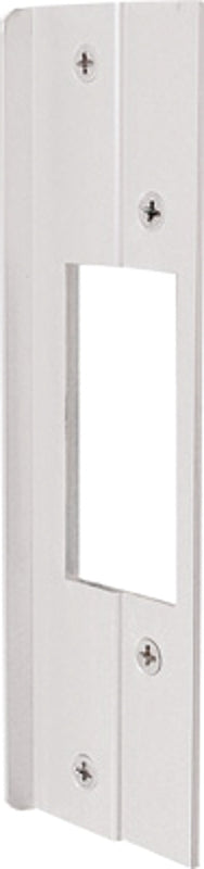 Defender Security U 9481 Strike Plate Protector, Aluminum, 6 in H, 13/16 in W