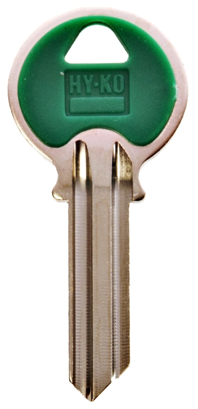 Hy-Ko 13005Y1 Key Blank, Brass/Plastic, Nickel, For: Yale Y1PC Locks, Pack of 5