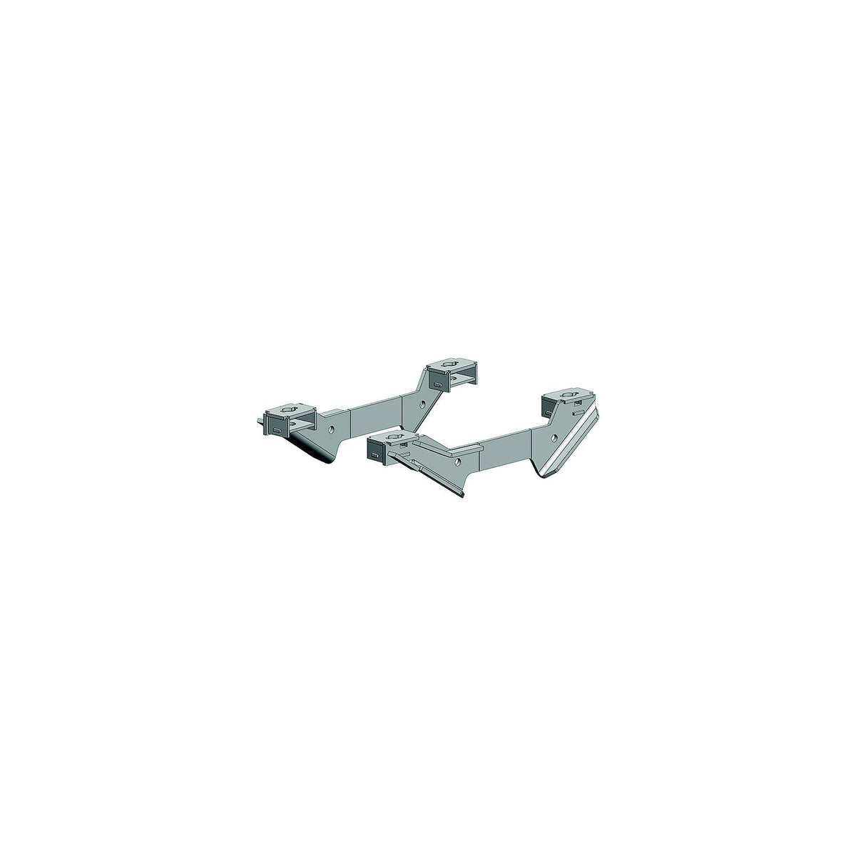 Pullrite 2328 ISR Series 22K SuperRail Mounting Kit for 2011-2017 Chevy GMC 2500 & 3500 Pickup Trucks