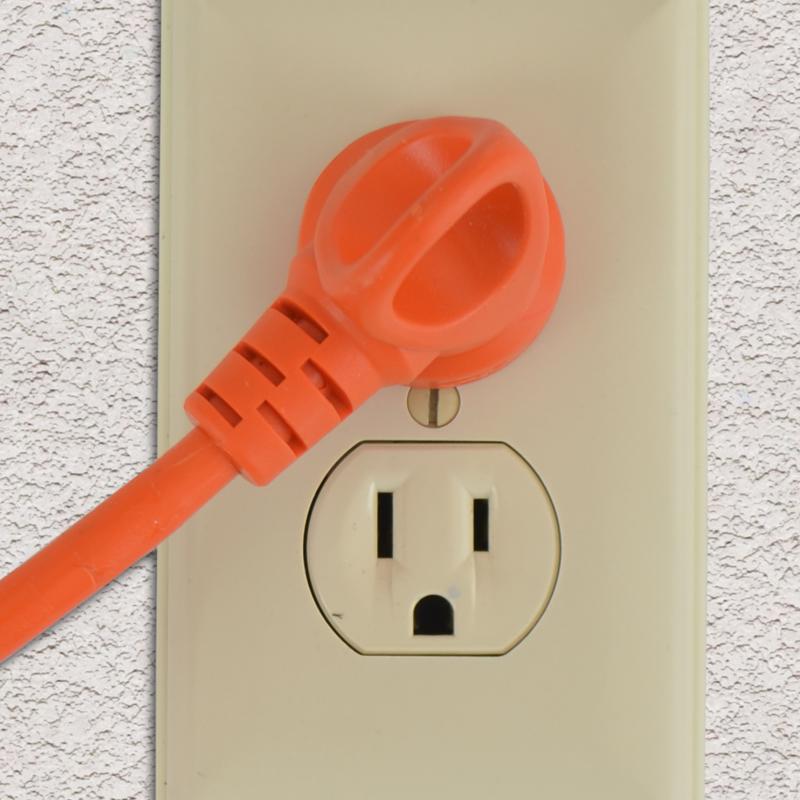Conntek Indoor or Outdoor 12 ft. L Orange Extension Cord 16/3 SJTW