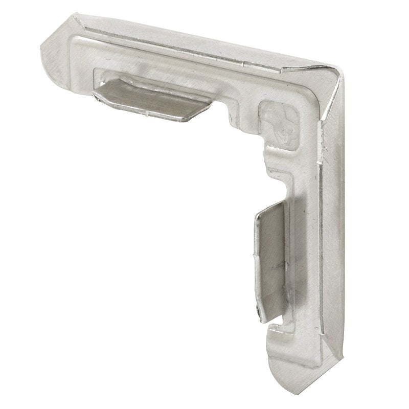 Make-2-Fit PL 14282 Miter Cut Screen Frame Corner, Aluminum, Mill, For: PL14059, PL14062 and PL14061 Frames