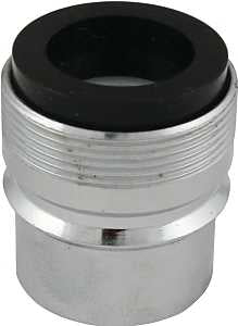Plumb Pak PP800-3LF Faucet Aerator, 55/64 x 15/16 in, Brass, Chrome-Plated