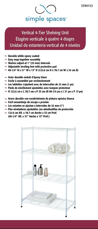 Knape & Vogt BK-0101 Shelf Bracket, 100 lb, 11 in L, Steel, Galvanized