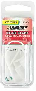 Jandorf 61462 Cable Clamp, 3/4 in Max Bundle Dia, 1/2 in W, Nylon, Natural
