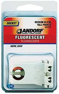 Jandorf 60496 Lamp Socket, 600 V, 660 W, Plastic Housing Material