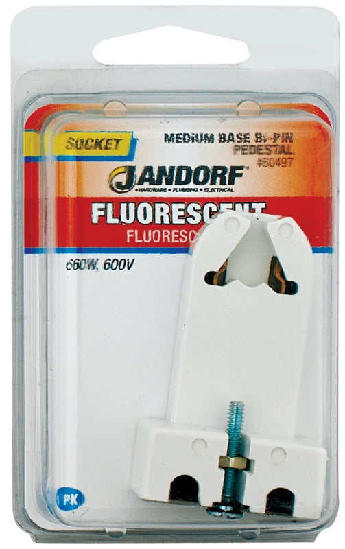 Jandorf 60497 Lamp Socket, Medium Profile, 600 V