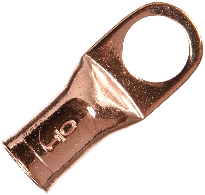 JANDORF 60772 Non-Insulated Electrical Lug, 1/0 AWG Wire, 1/2 in Stud, Copper Contact
