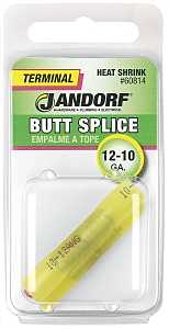 Jandorf 60947 Disconnect Terminal, 22 to 18 AWG Wire, Vinyl Insulation, Copper Contact, Tin, Red, 5/PK