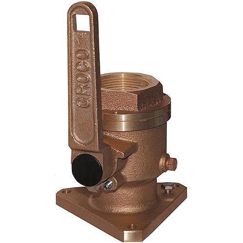 Groco BV Bronze Full-Flow Flanged Ball-Type Seacock