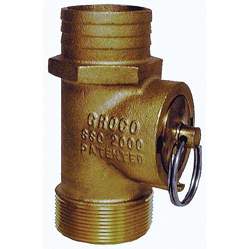 Groco SSC Bronze Engine Flush Kit and Safety Seacock Conversion