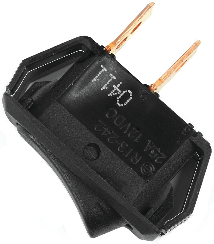 Jandorf 61169 Rocker Switch, 25 A, 12 VDC, SPST, Tab Terminal