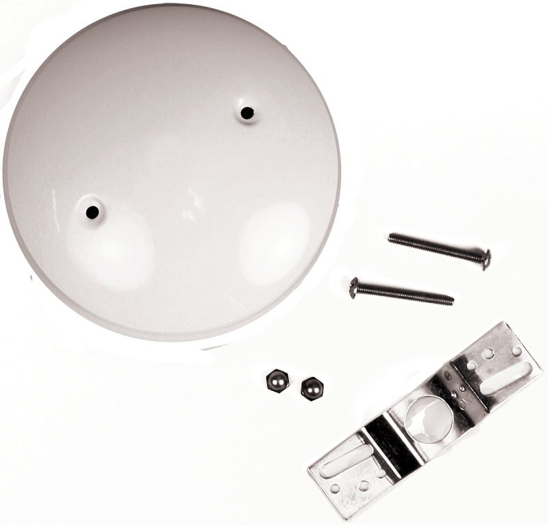 Jandorf 60219 Blank-Up Kit, 5 in Dimensions, Specifications: Screw Holes 2-3/4 in Apart, White