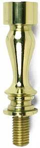Jandorf 60119 Lamp Shade Riser, 1-1/2 in, Brass