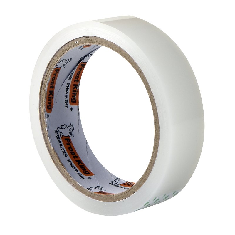 Frost King T96H Tape, 2 in W, 100 ft L, Plastic, Clear