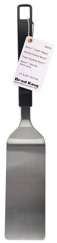 Broil King Baron 64030 Super Flipper, Stainless Steel, Resin Handle, 17.6 in OAL