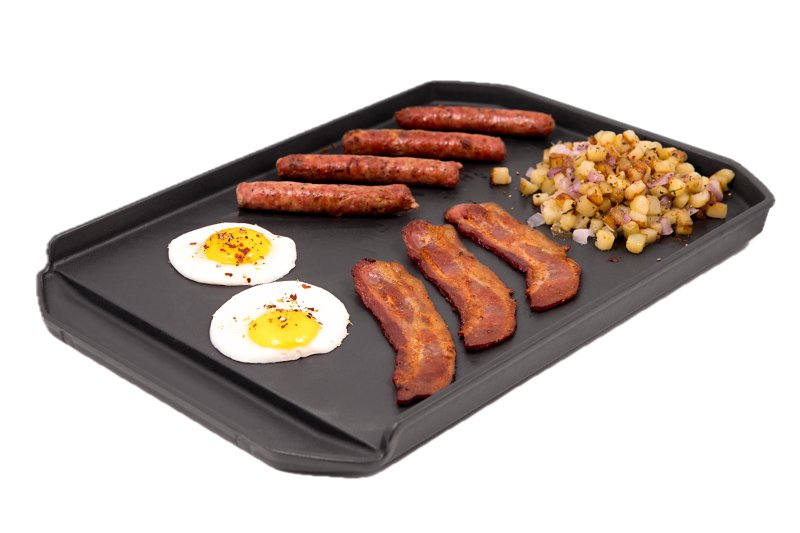 Broil King 11342 Griddle Plancha, 18.1 in L, 12.6 in W, Cast Iron, Matte Porcelain