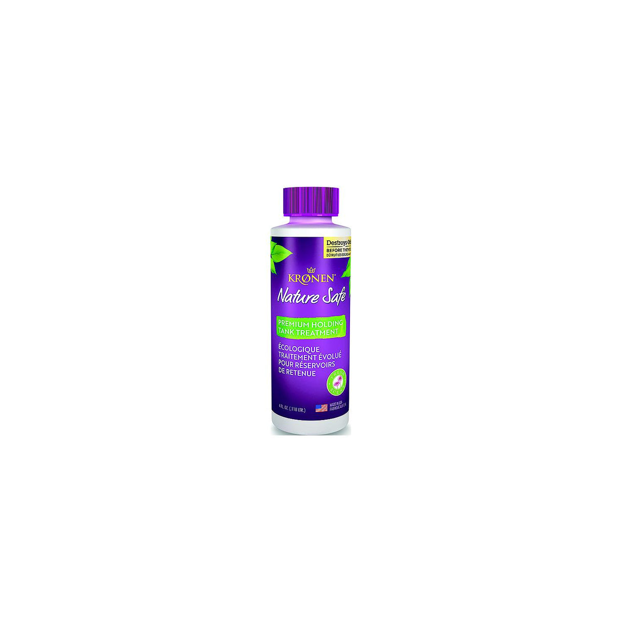 Kronen KHT000 Premium Holding Tank Treatment, 4 oz bottle, 6/pk