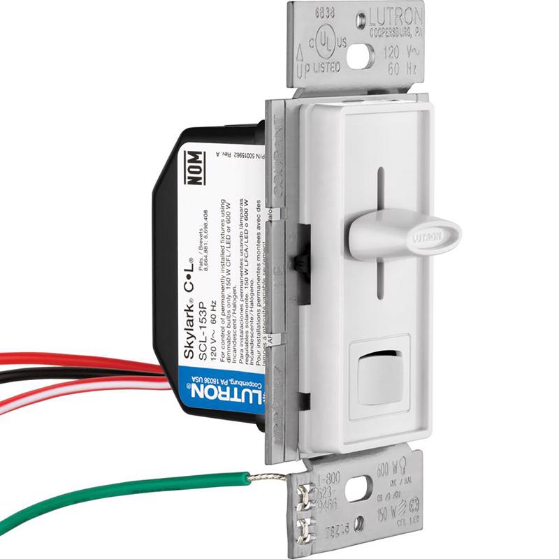 Lutron Skylark Ivory 150 W 3-Way Dimmer Switch 1 pk