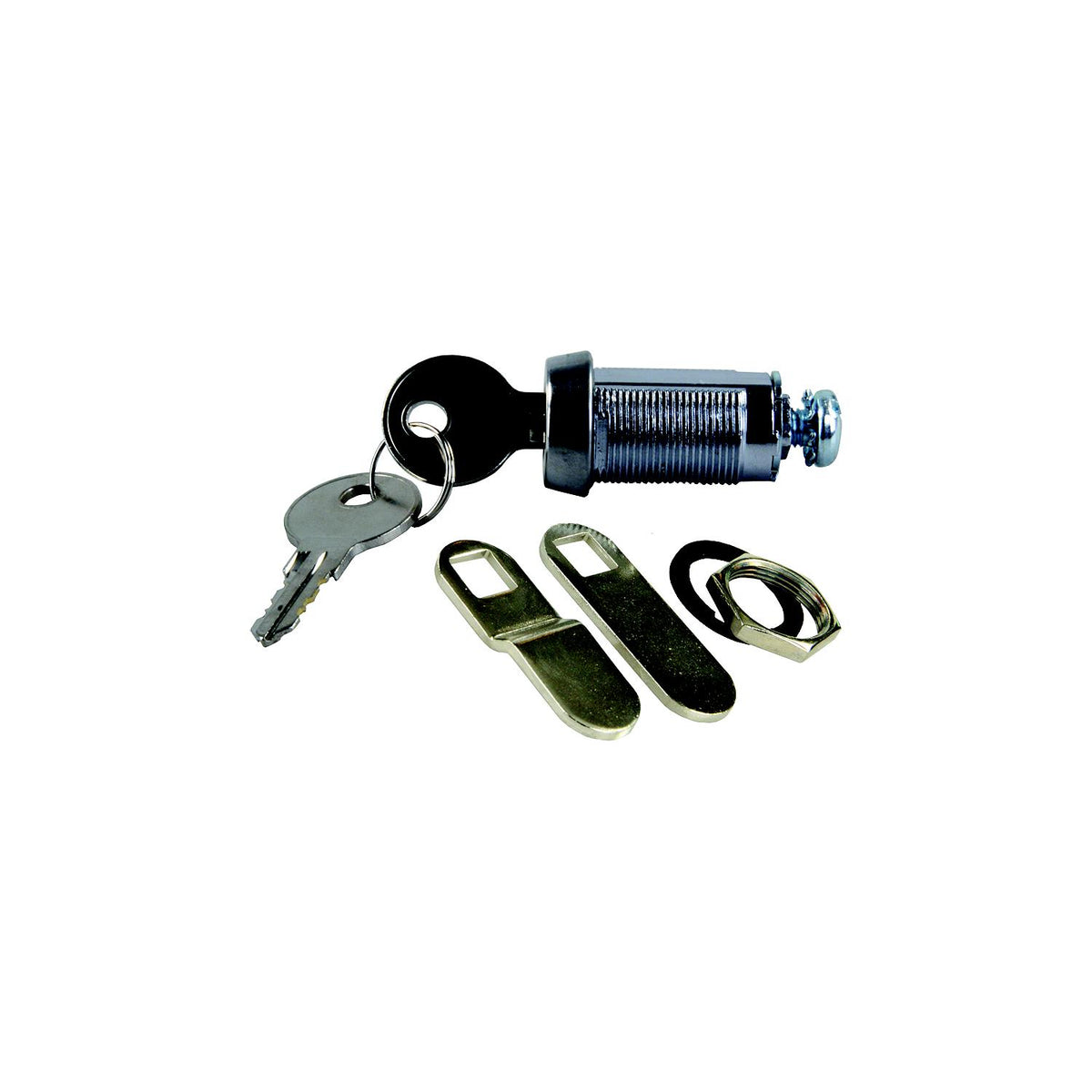 JR Products Deluxe Compartment Door Key Lock, 1-1/8″