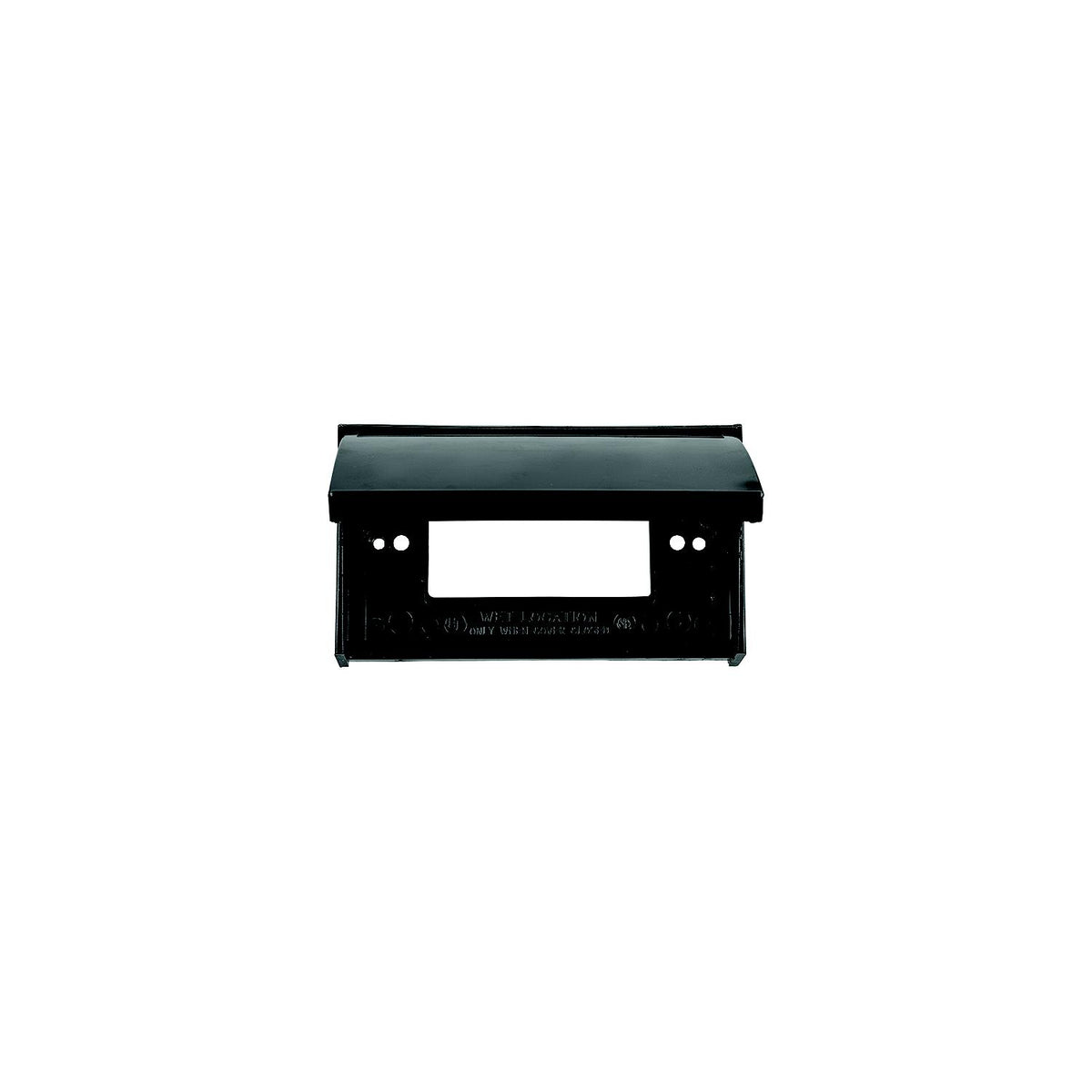 JR Products 0512215 Black GFCI Weatherproof RV Outlet Cover