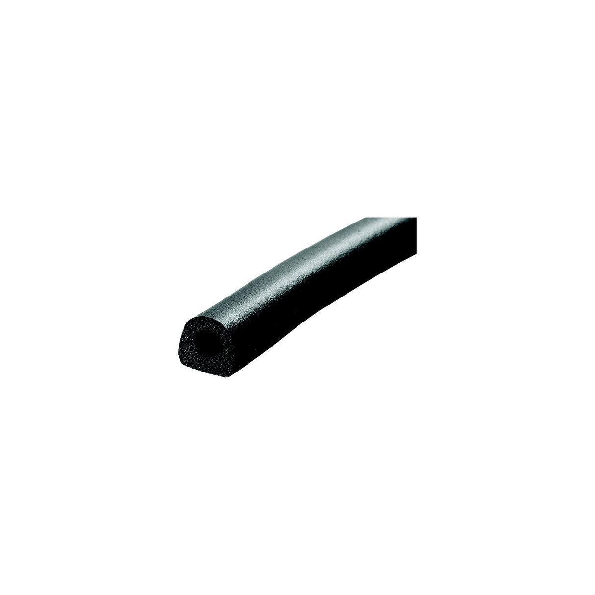 JR Products 0630115 D Shaped EPDM Sponge Rubber Seal, 25'