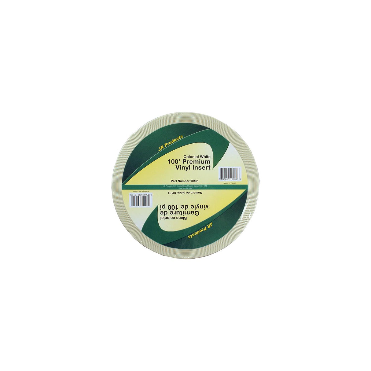 JR Products Vinyl Insert - Premium, 100' Colonial White