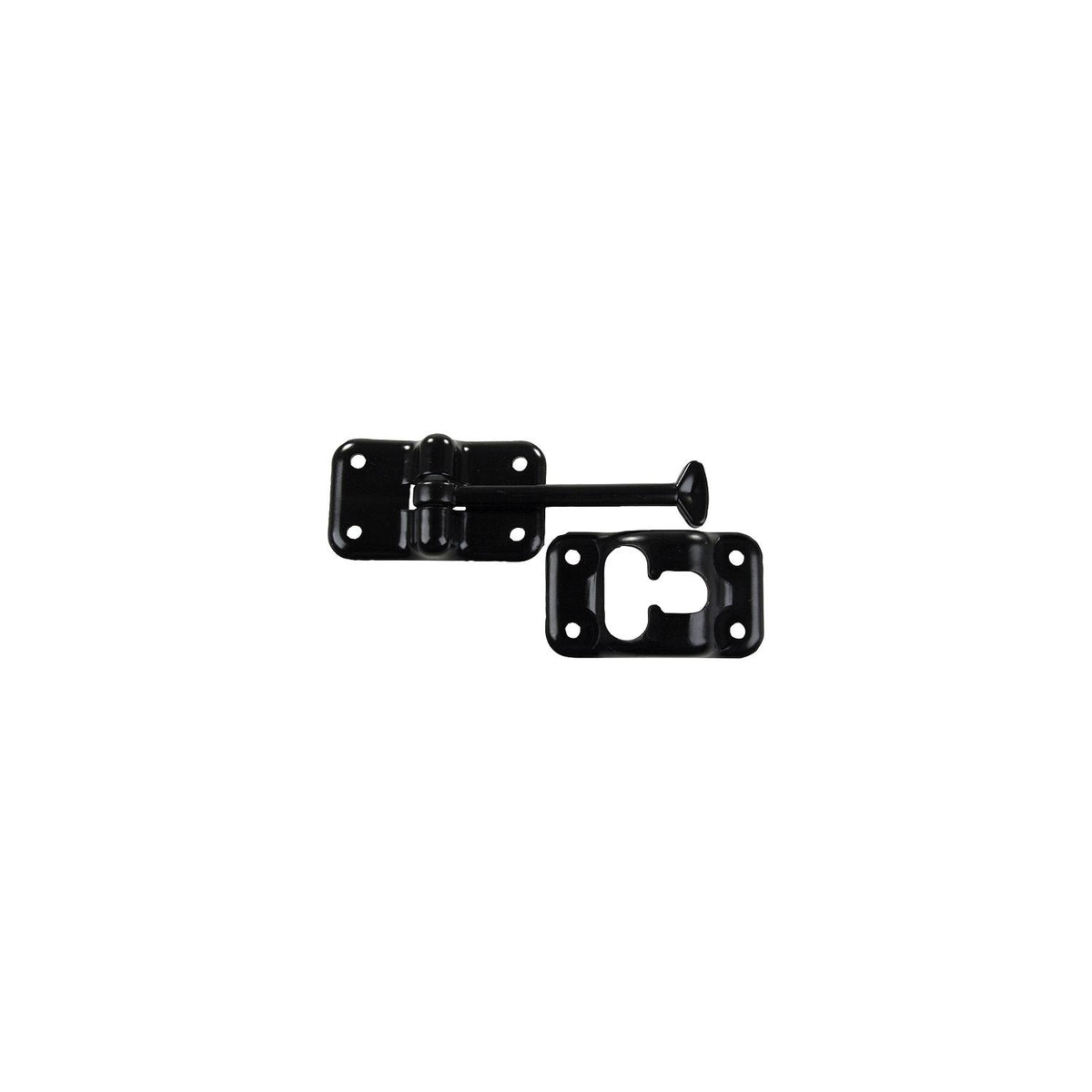 JR Products Plastic T-Style Door Holder, 3.5″ Black