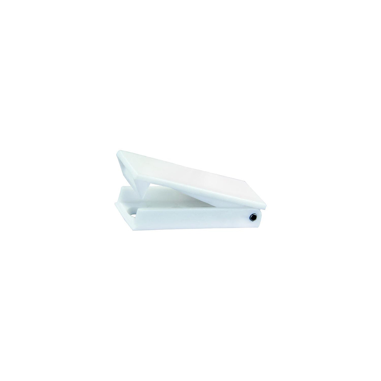 JR Products Square Baggage Door Catch, White, 2/pk