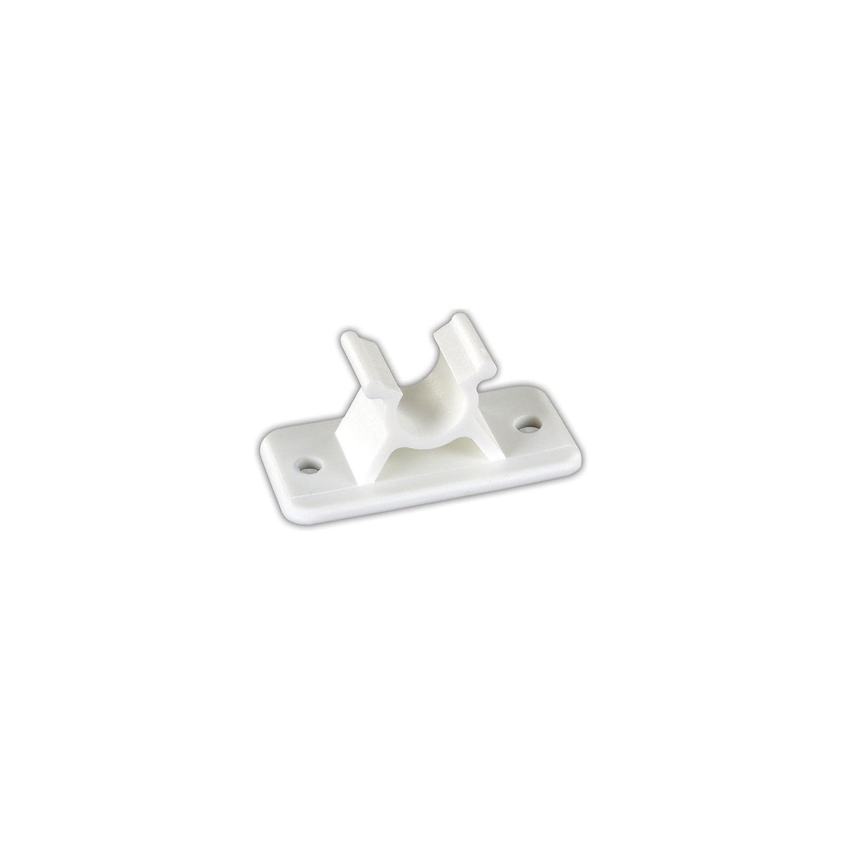 C-CLIP SOCKET-PLASTIC WHT 2PK