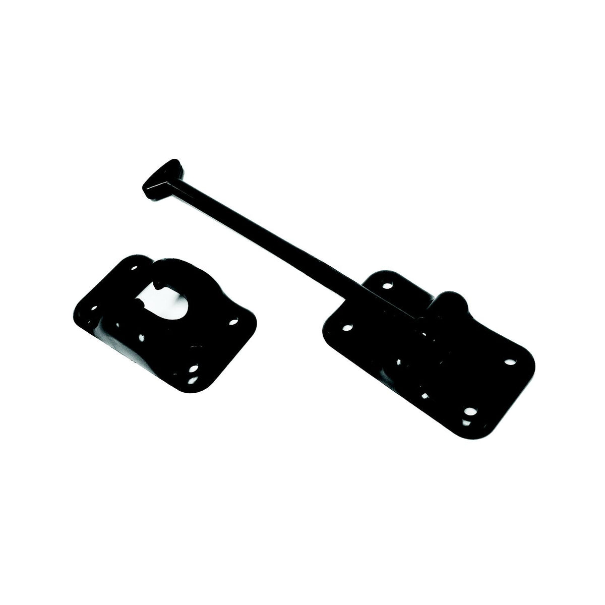 JR Products Plastic T-Style Door Holder, 6″ Black