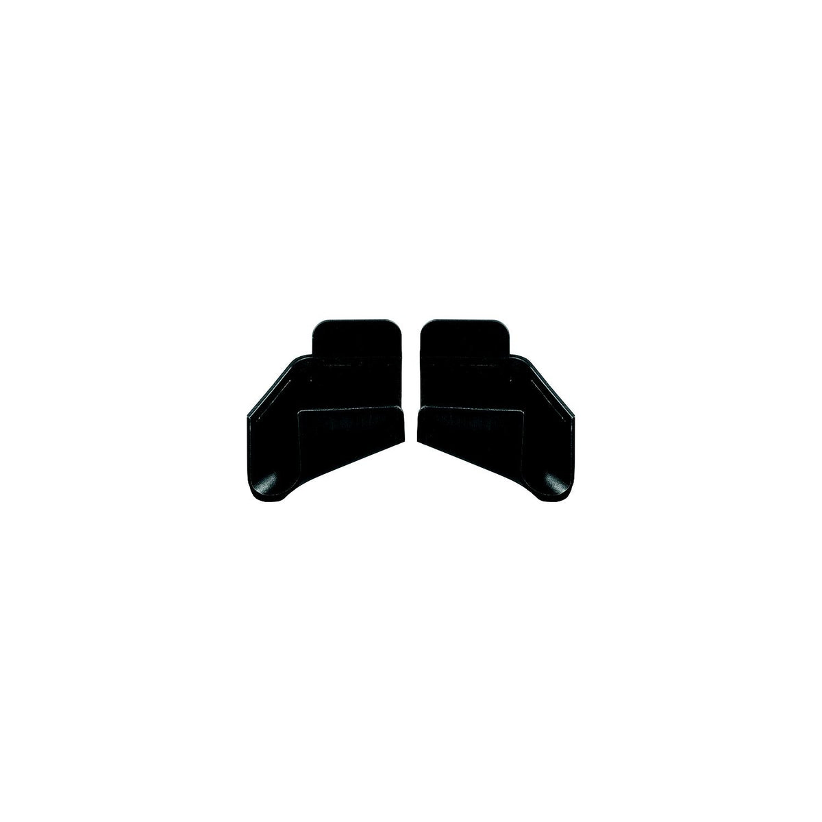 JR Products 389BKA RV Rain Gutter Spouts, Black, 1 pr.