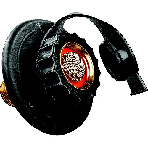 JR Products 62285 Black Plastic RV City Water Flange