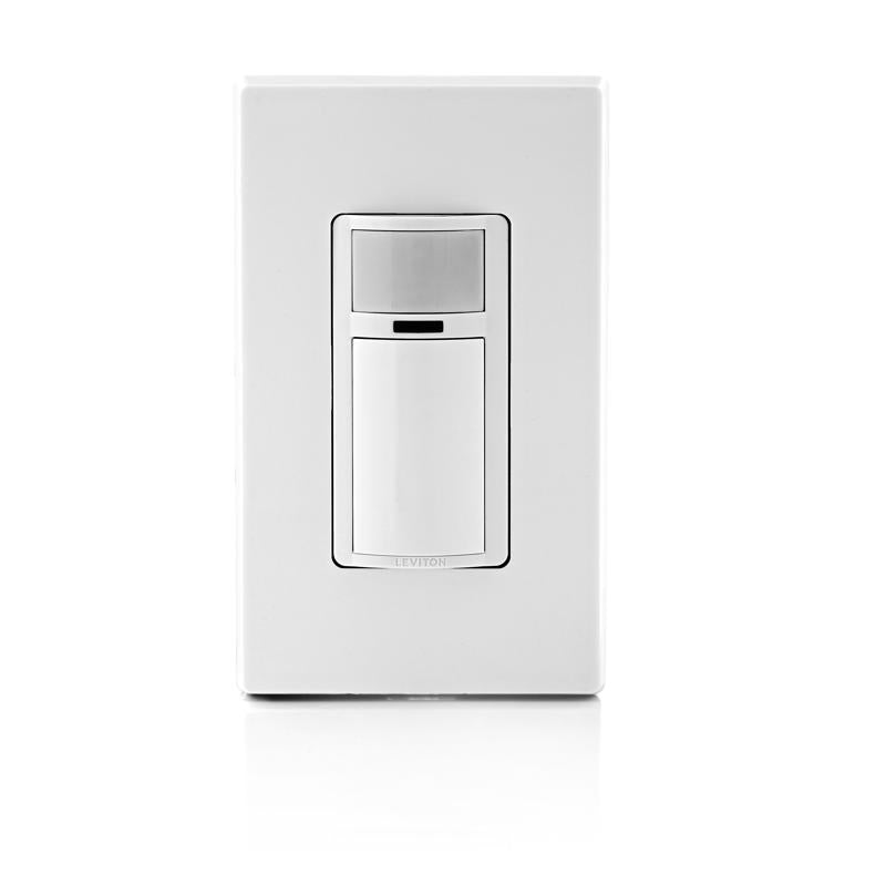 Leviton Decora 2.5 amps Single Pole Motion Sensor Switch White 1 pk