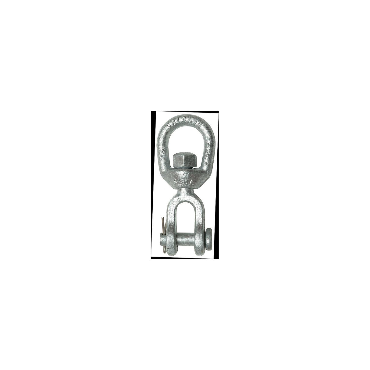 Galvanized Jaw & Eye Swivel, 1/4"
