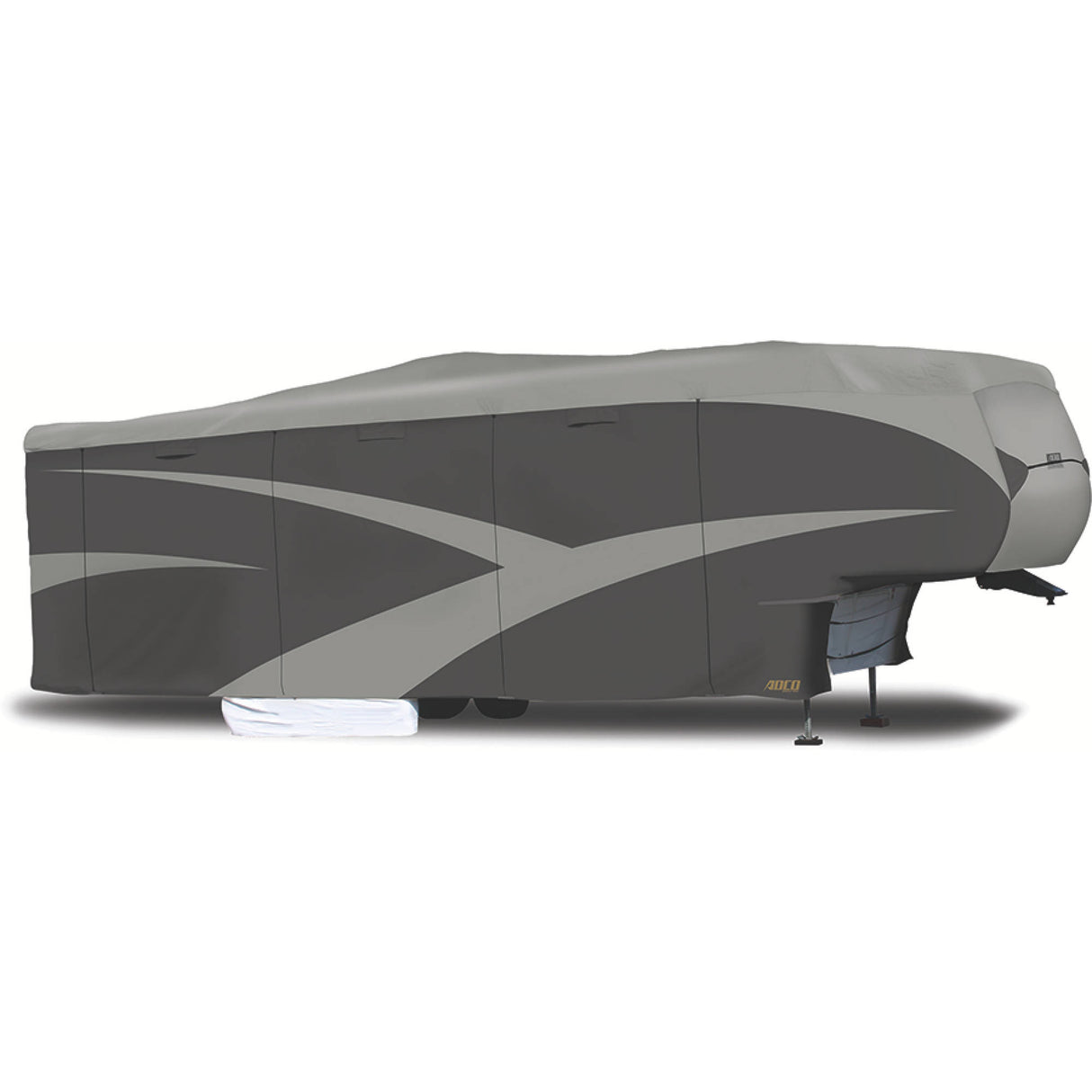 ADCO 5TH Wheel & Toy Haulers Designer Series SFS AquaShed Cover, Gray