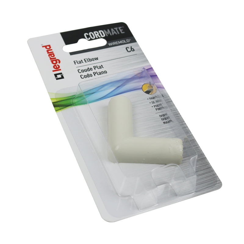 Legrand Cordmate 2 3/4 in. D Plastic Electrical Conduit Elbow For AC, MC and RWFMC Cable 1 pk, Pack of 10