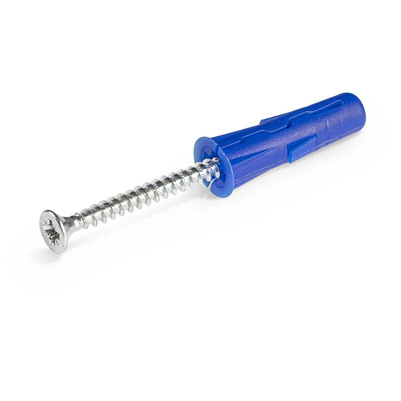 Rawlplug Rawl Uno Series R-S0-UNO5/16+8-1 Multi-Purpose Anchor, 16 mm Thread, 1-1/2 in L, Polypropylene, Pack of 8